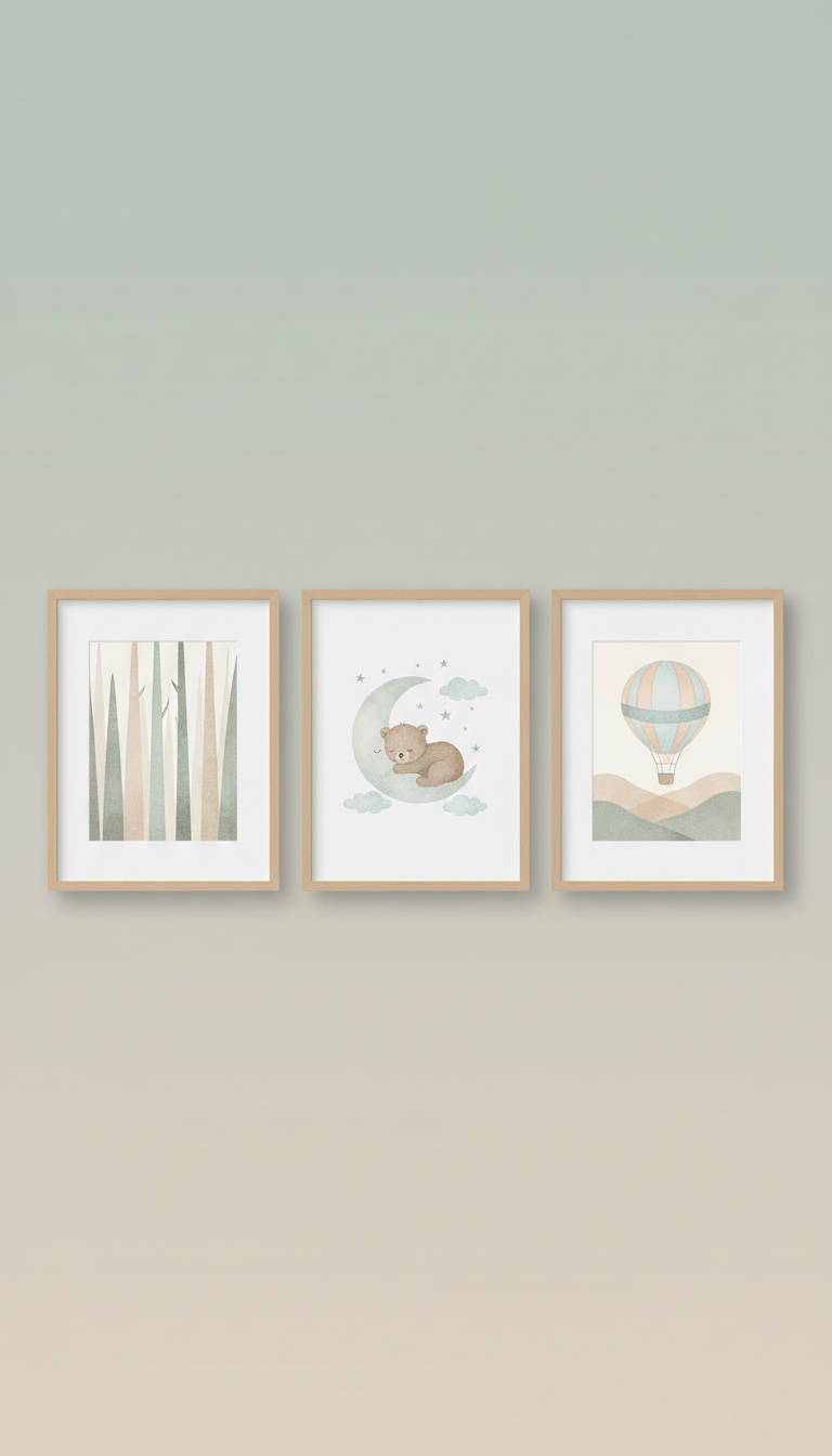 Decorative Nursery Prints Set