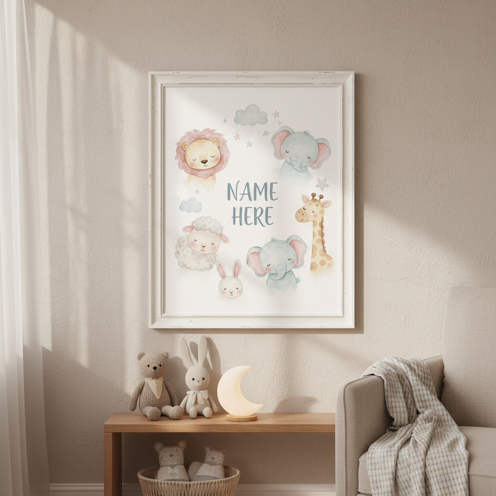 Personalised Nursery Print